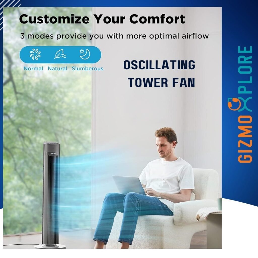 Oscillating Tower Fan for Summer in USA