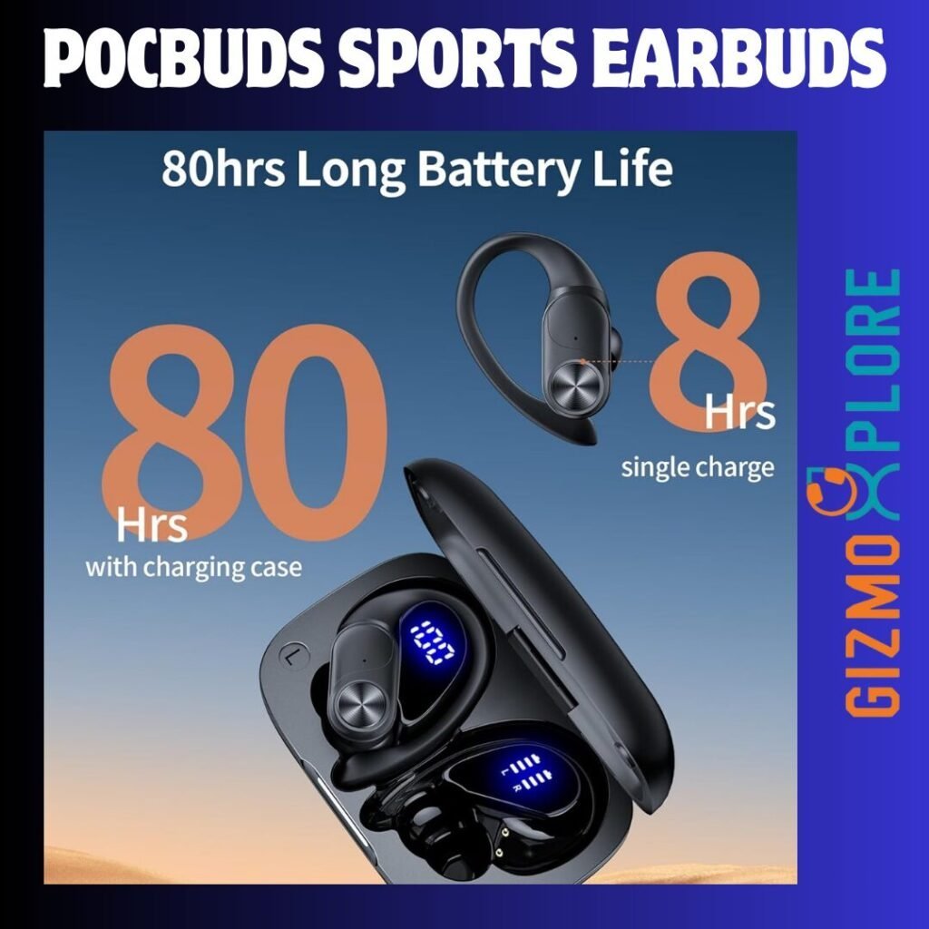 Best Sport Earbuds with Earhook & IPX7 Waterproof