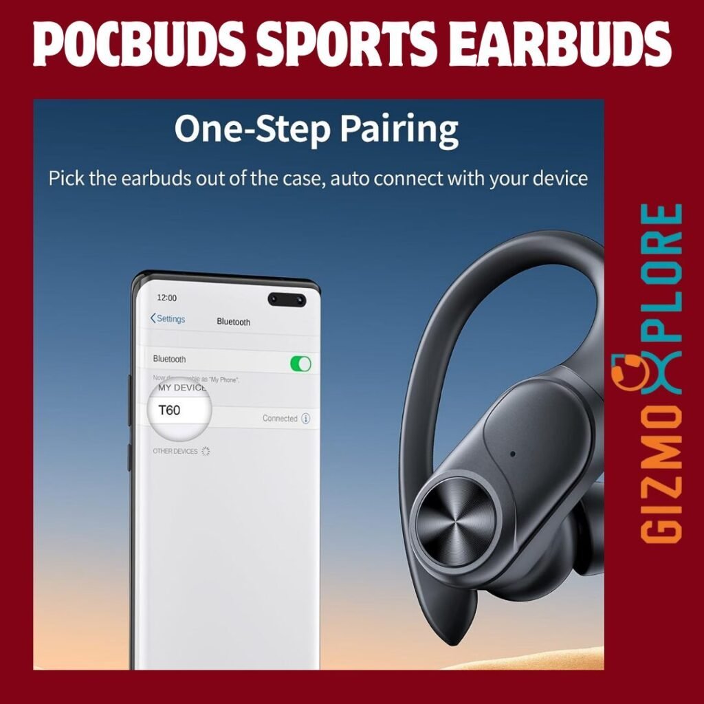 Best Sport Earbuds with Earhook & IPX7 Waterproof