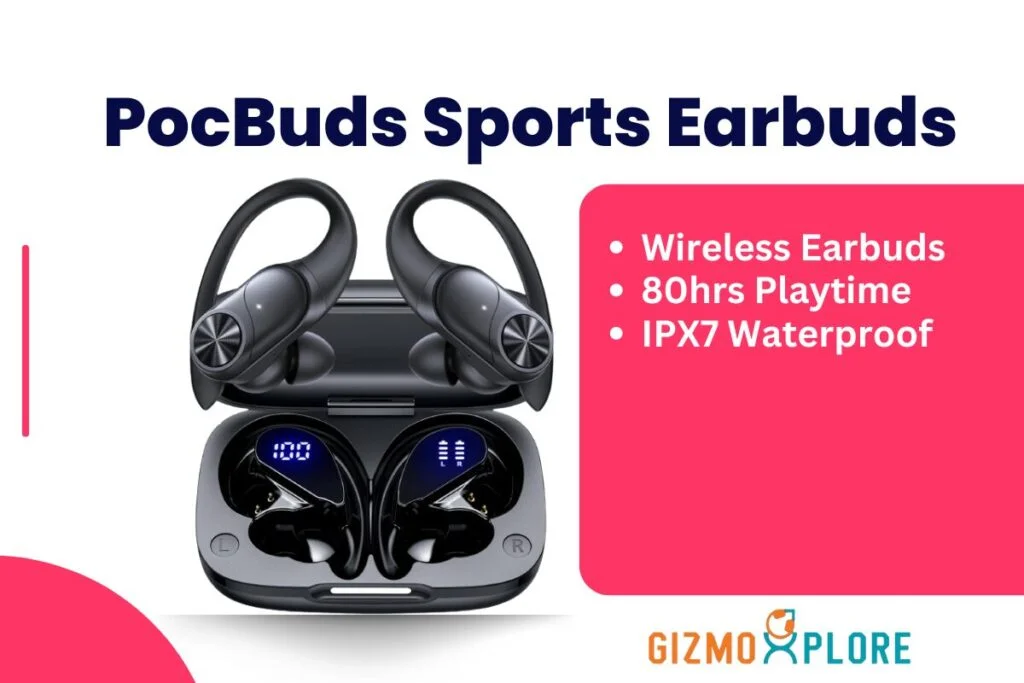 Best Sport Earbuds with Earhook & IPX7 Waterproof