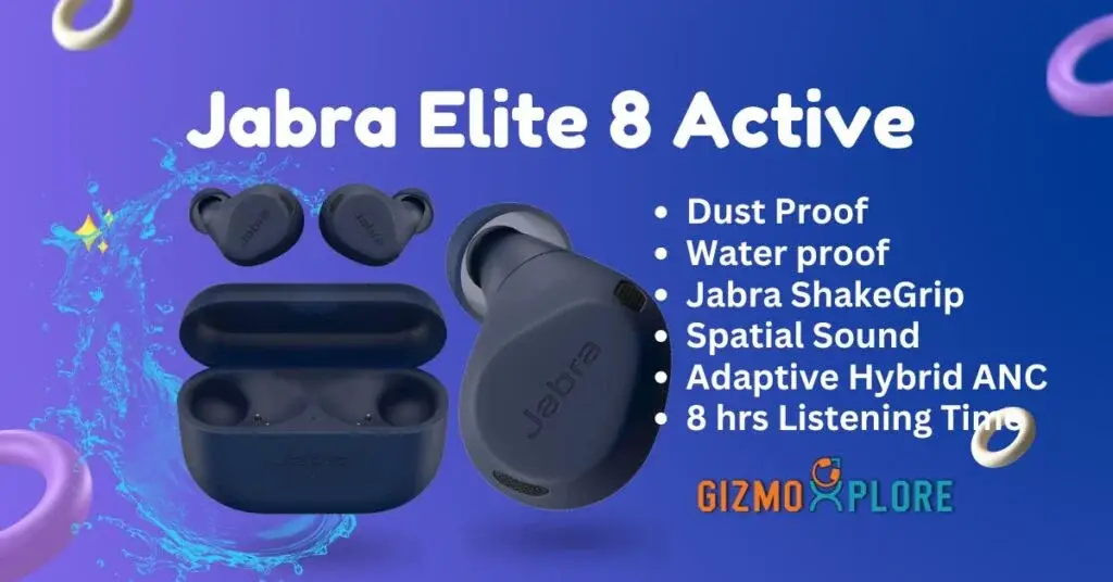 Jabra Elite 8 Active : Best Workout EarBuds