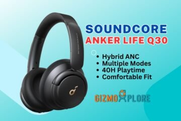 Best Noise Cancelling Headphones for Airplane | Soundcore Anker Life Q30 Hybrid Bluetooth Headphones Review