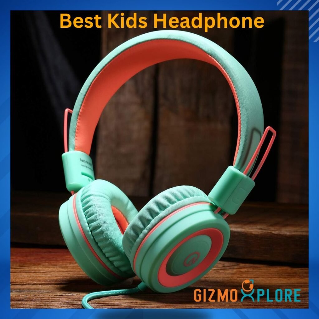 Best Headphones for Kids - Noot products K11 Foldable and 3.5mm Jack Wired Cord On-Ear Headset